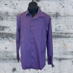 Men's Apt. 9 Slim-Fit Stretch Spread-Collar Dress Shirt – size M